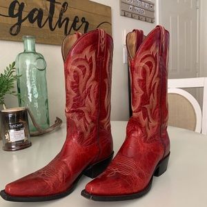 Leather Western Boots